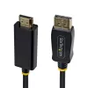 StarTech.com cavo adattatore DisplayPort a HDMI 2 m con connettori con presa sicura, 4K 60Hz, HDR, convertitore video DP a HDMI unidirezionale, da desktop DP a monitor HDMI