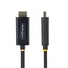 StarTech.com cavo adattatore DisplayPort a HDMI 2 m con connettori con presa sicura, 4K 60Hz, HDR, convertitore video DP a HDMI unidirezionale, da desktop DP a monitor HDMI