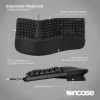 Incase Designed by Microsoft tastiera ergonomica Office USB QWERTY nero