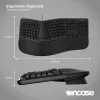 Incase Designed by Microsoft tastiera ergonomica Office USB QWERTY nero