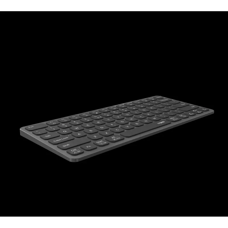 Rapoo UCK-6001 Tastiera ultrasottile con adattatore multiporta USB-C 8 in 1, QWERTZ