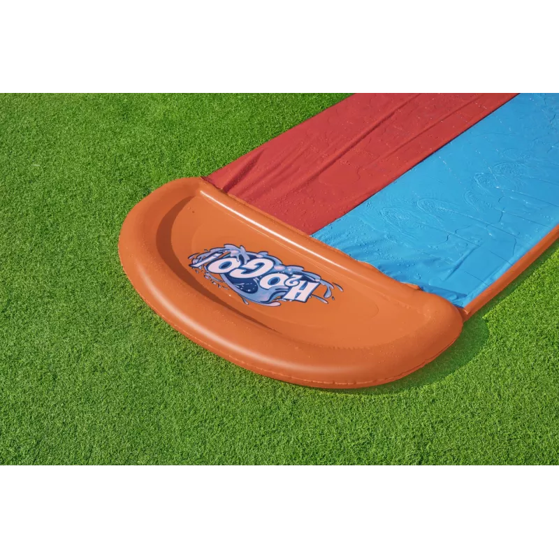 Bestway H2OGO! Scivolo d'acqua doppio con rampa Tsunami Splash 4,88 m