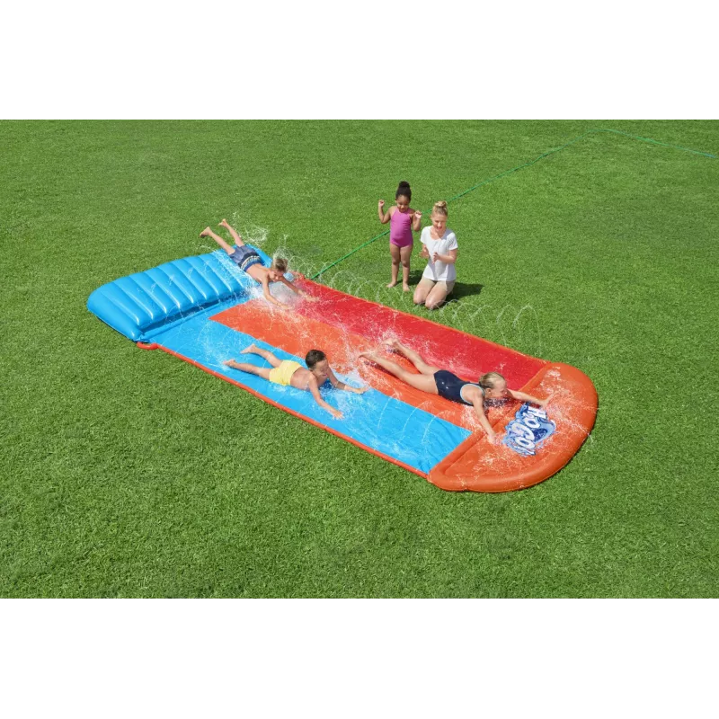 Bestway H2OGO! Scivolo triplo con rampa Tsunami Splash 4,88 m