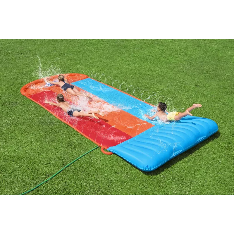 Bestway H2OGO! Scivolo triplo con rampa Tsunami Splash 4,88 m