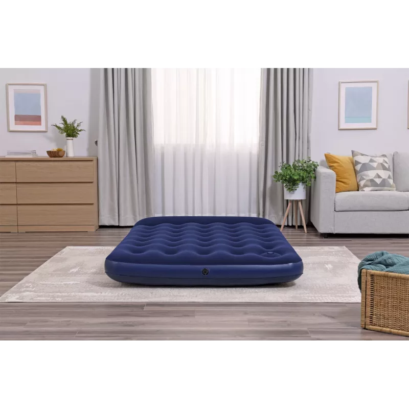 Bestway Materassino gonfiabile Full con pompa a pedale integrata 1,91 m x 1,37 m x 28 cm