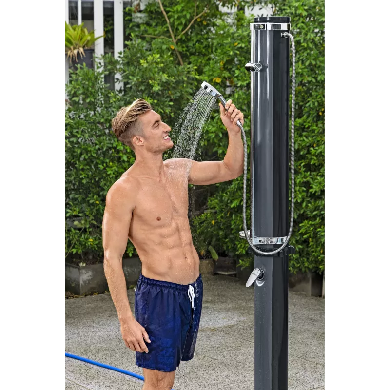Bestway SolarFlow Doccia esterna 35 L, autoportante, Nero, 35 L, EN1112, 620 mm, 620 mm