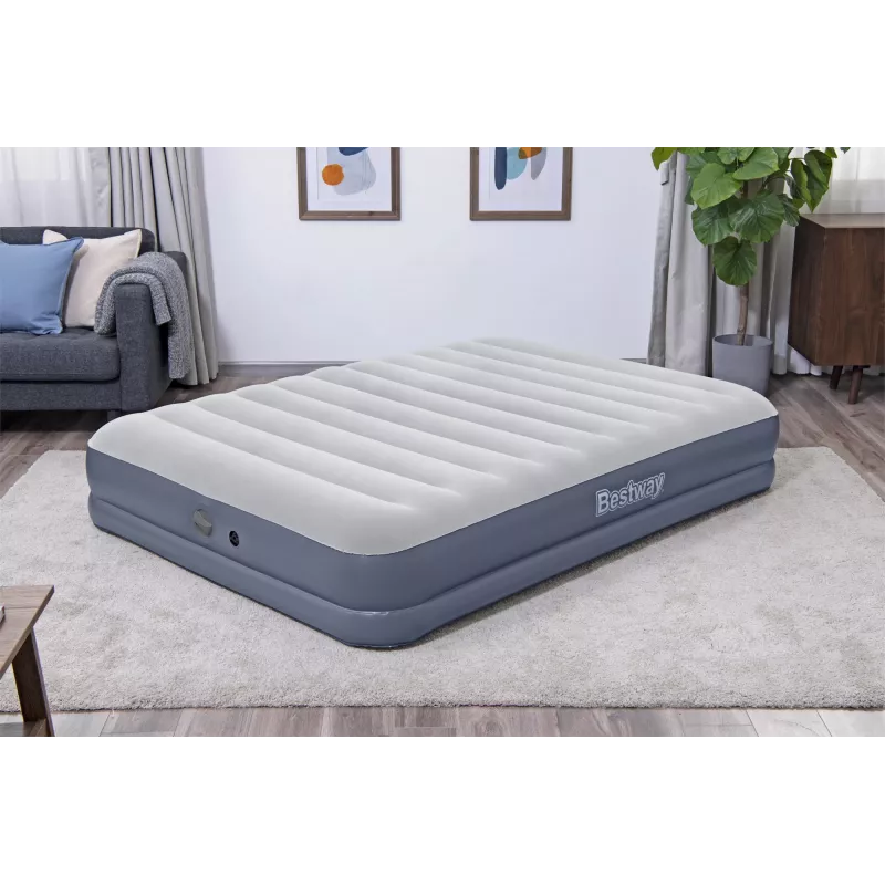 Bestway Tritech Materassino gonfiabile Queen con pompa ricaricabile 2,03 m x 1,52 m x 36 cm