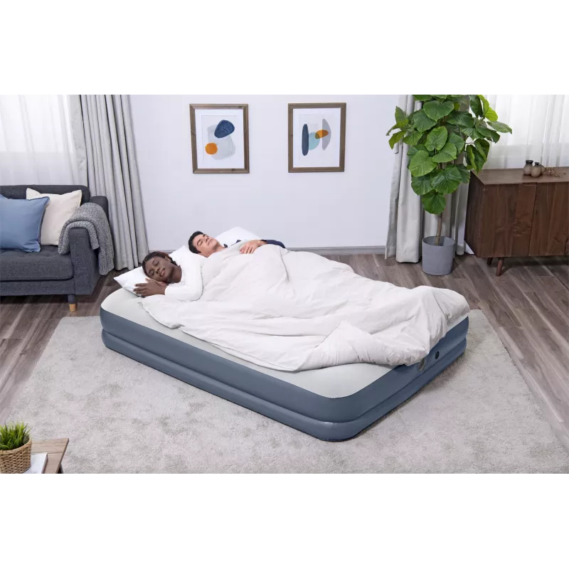 Bestway Tritech Materassino gonfiabile Queen con pompa ricaricabile 2,03 m x 1,52 m x 36 cm