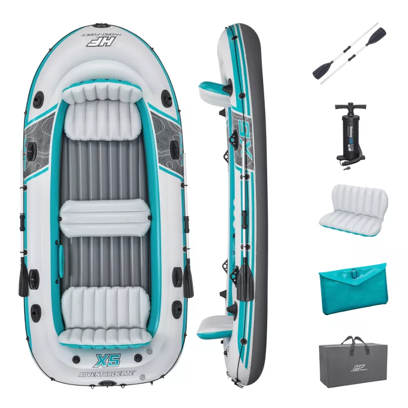 Bestway Hydro-Force Adventure Elite X5 Set gommone gonfiabile 3,64 m