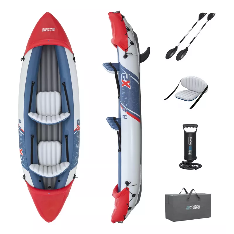 Bestway Hydro Force Rapid X2 Set kayak gonfiabile per 2 persone 3,21 m