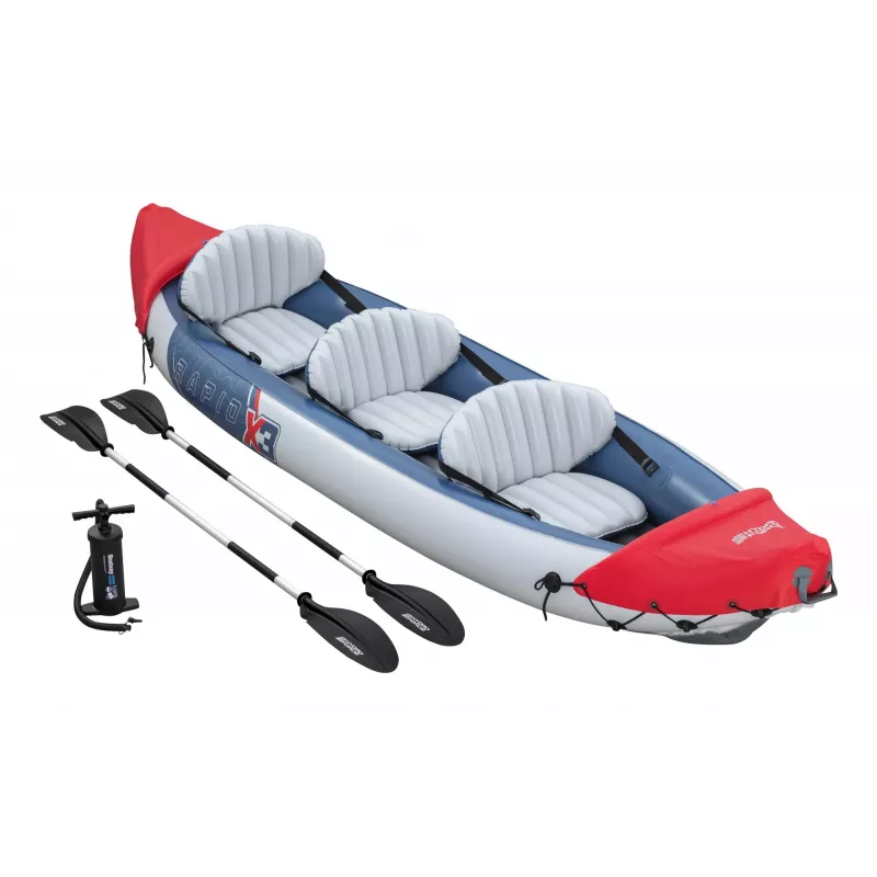 Bestway Hydro Force Rapid X3 Set kayak gonfiabile per 3 persone 3,81 m