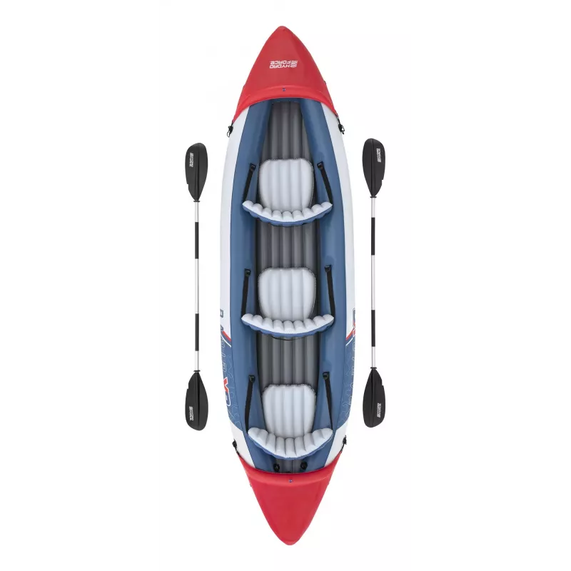 Bestway Hydro Force Rapid X3 Set kayak gonfiabile per 3 persone 3,81 m