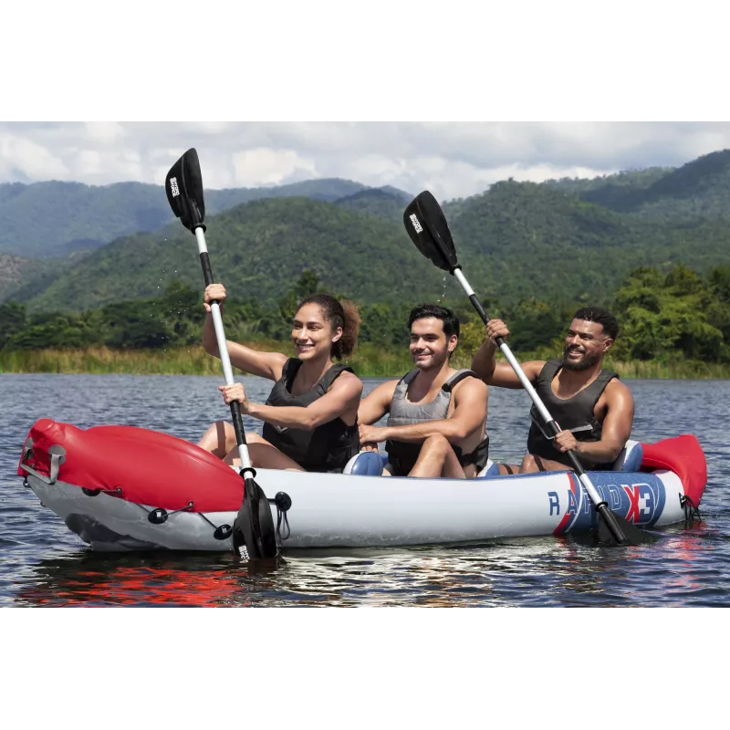 Bestway Hydro Force Rapid X3 Set kayak gonfiabile per 3 persone 3,81 m