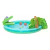 Bestway Crocodile Cove Centro giochi d'acqua e piscina gonfiabile per bambini 2,24 m x 1,81 m x 72 cm
