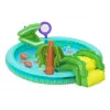 Bestway Crocodile Cove Centro giochi d'acqua e piscina gonfiabile per bambini 2,24 m x 1,81 m x 72 cm