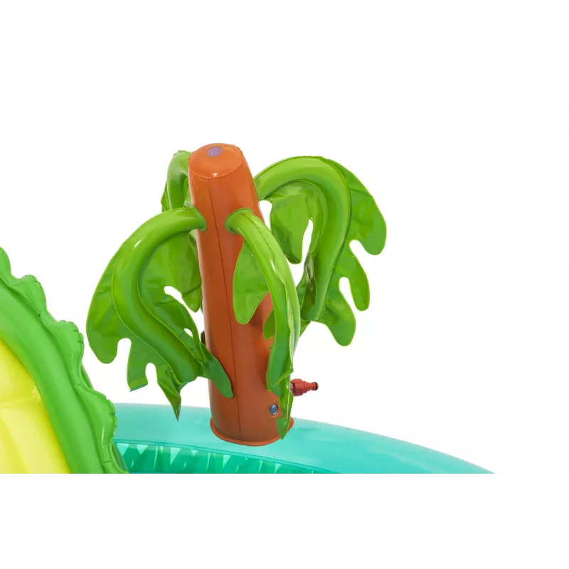 Bestway Crocodile Cove Centro giochi d'acqua e piscina gonfiabile per bambini 2,24 m x 1,81 m x 72 cm