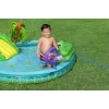 Bestway Crocodile Cove Centro giochi d'acqua e piscina gonfiabile per bambini 2,24 m x 1,81 m x 72 cm