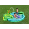 Bestway Crocodile Cove Centro giochi d'acqua e piscina gonfiabile per bambini 2,24 m x 1,81 m x 72 cm