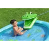 Bestway Crocodile Cove Centro giochi d'acqua e piscina gonfiabile per bambini 2,24 m x 1,81 m x 72 cm