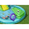 Bestway Crocodile Cove Centro giochi d'acqua e piscina gonfiabile per bambini 2,24 m x 1,81 m x 72 cm