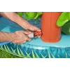 Bestway Crocodile Cove Centro giochi d'acqua e piscina gonfiabile per bambini 2,24 m x 1,81 m x 72 cm