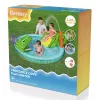 Bestway Crocodile Cove Centro giochi d'acqua e piscina gonfiabile per bambini 2,24 m x 1,81 m x 72 cm