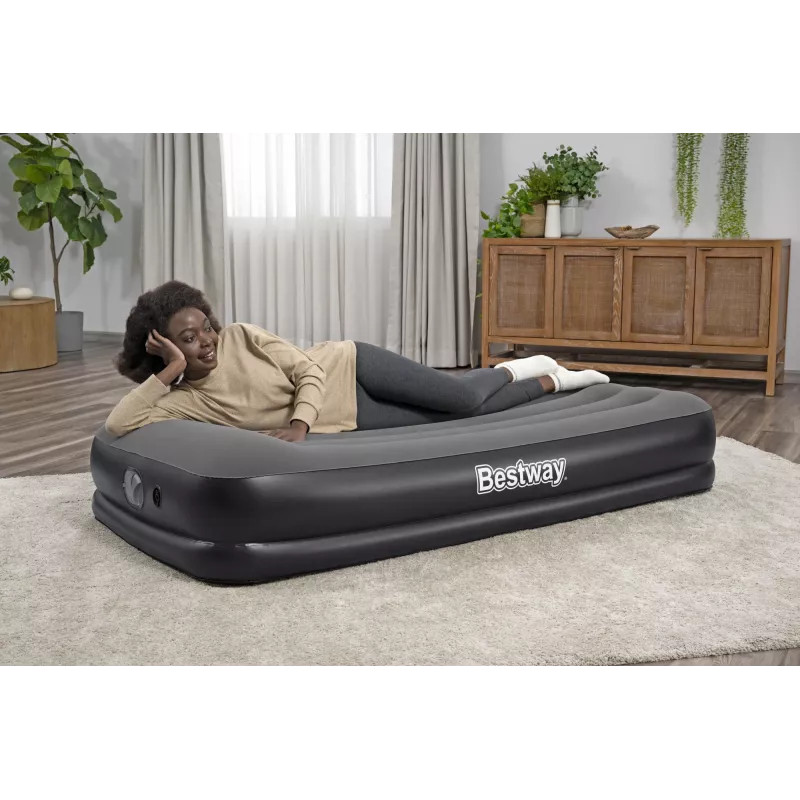 Bestway Tritech Materassino gonfiabile Twin con pompa USB integrata 1,91 m x 97 cm x 36 cm