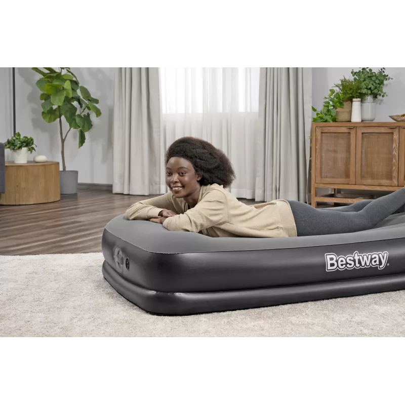 Bestway Tritech Materassino gonfiabile Twin con pompa USB integrata 1,91 m x 97 cm x 36 cm