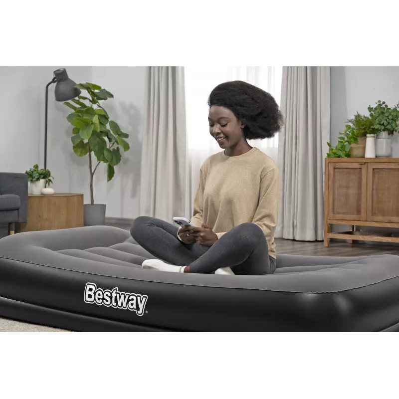 Bestway Tritech Materassino gonfiabile Twin con pompa USB integrata 1,91 m x 97 cm x 36 cm