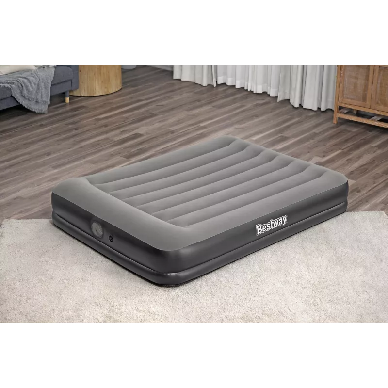 Bestway Tritech Materassino gonfiabile Queen con pompa USB integrata 2,03 m x 1,52 m x 36 cm