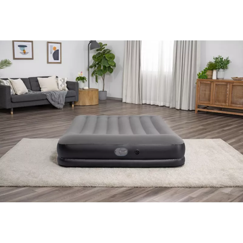 Bestway Tritech Materassino gonfiabile Queen con pompa USB integrata 2,03 m x 1,52 m x 36 cm