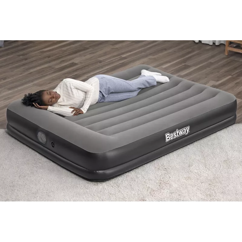 Bestway Tritech Materassino gonfiabile Queen con pompa USB integrata 2,03 m x 1,52 m x 36 cm