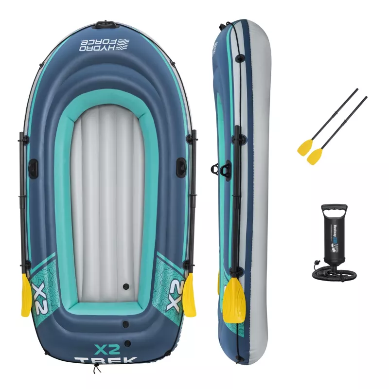 Bestway Hydro Force Trek X2 Set zattera gonfiabile per 2 persone 2,32 m