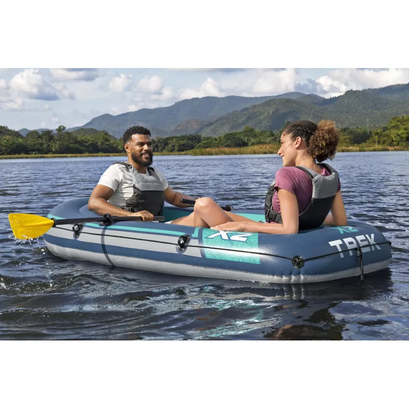 Bestway Hydro Force Trek X2 Set zattera gonfiabile per 2 persone 2,32 m