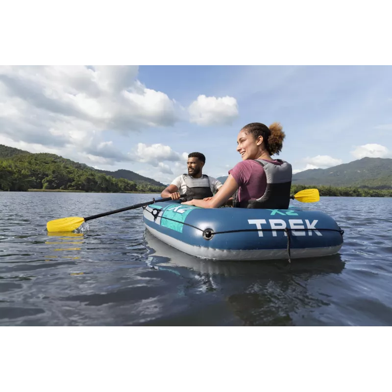 Bestway Hydro Force Trek X2 Set zattera gonfiabile per 2 persone 2,32 m