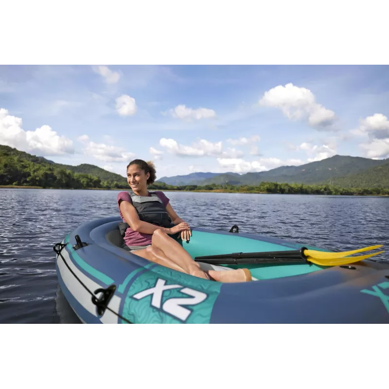 Bestway Hydro Force Trek X2 Set zattera gonfiabile per 2 persone 2,32 m