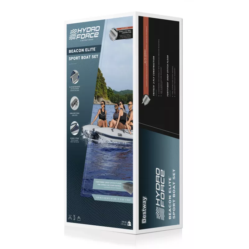 Bestway Hydro Force Beacon Elite Set imbarcazione sportiva gonfiabile per 5 persone 3,35 m