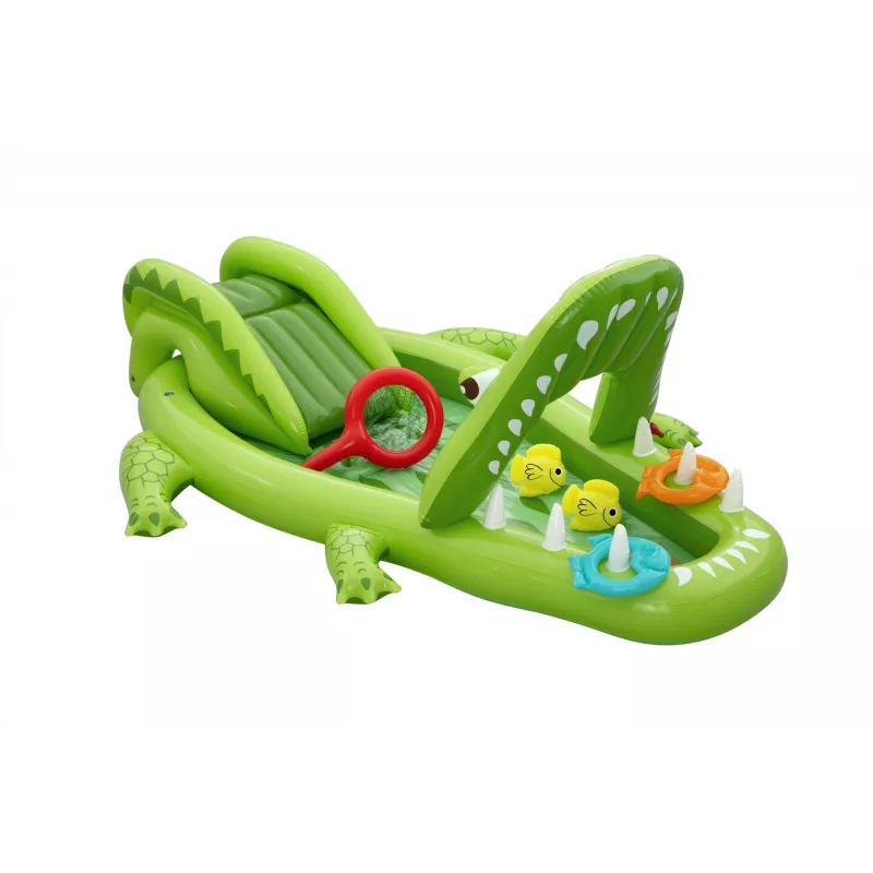 Bestway Later Gator Parco acquatico e piscina gonfiabile per bambini 2,34 m x 1,63 m x 87 cm