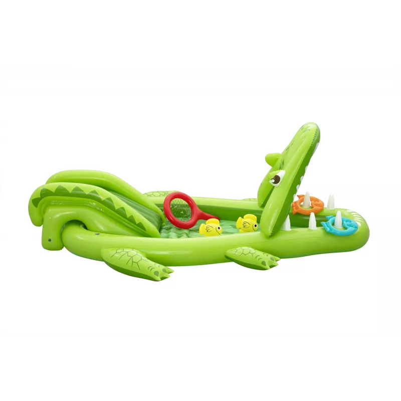 Bestway Later Gator Parco acquatico e piscina gonfiabile per bambini 2,34 m x 1,63 m x 87 cm
