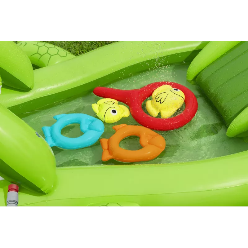 Bestway Later Gator Parco acquatico e piscina gonfiabile per bambini 2,34 m x 1,63 m x 87 cm