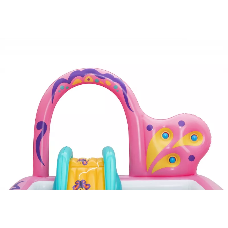 Bestway Butterfly Wonder Centro giochi d'acqua e piscina gonfiabile per bambini 1,80 m x 1,80 m x 1,17 m