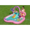 Bestway Butterfly Wonder Centro giochi d'acqua e piscina gonfiabile per bambini 1,80 m x 1,80 m x 1,17 m