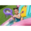 Bestway Butterfly Wonder Centro giochi d'acqua e piscina gonfiabile per bambini 1,80 m x 1,80 m x 1,17 m