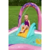 Bestway Butterfly Wonder Centro giochi d'acqua e piscina gonfiabile per bambini 1,80 m x 1,80 m x 1,17 m