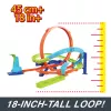 Hot Wheels Action Loop Cyclone Challenge Set pista con auto giocattolo in scala 1:64, facile da riporre