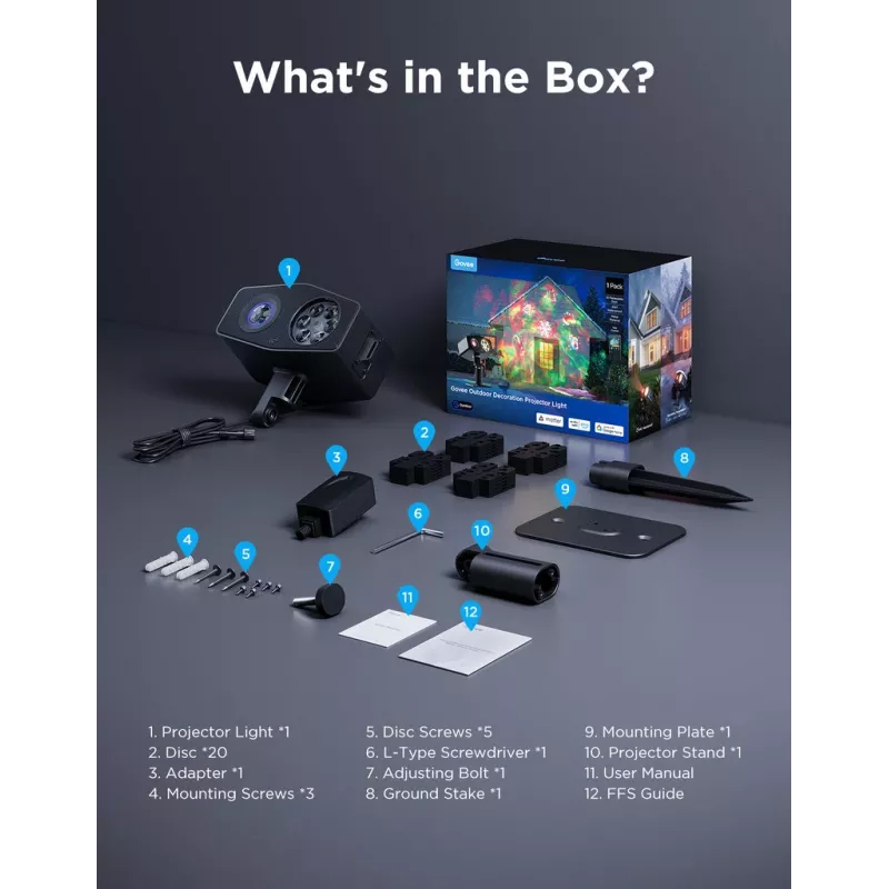 Govee H7071 Faretto smart Wi-Fi/Bluetooth