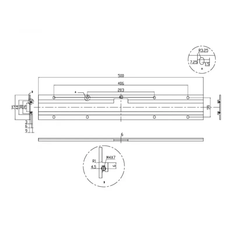 Multibrackets M Universal Wallmount Super slim Small argento, 66 cm (26
