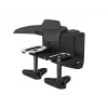 Multibrackets M Desktopmount Single / Dual / Triple Stand morsetto da tavolo