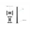 Multibrackets M Display Stand 180 Single nero con montaggio a pavimento