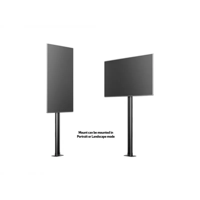 Multibrackets M Display Stand 180 Single nero con montaggio a pavimento